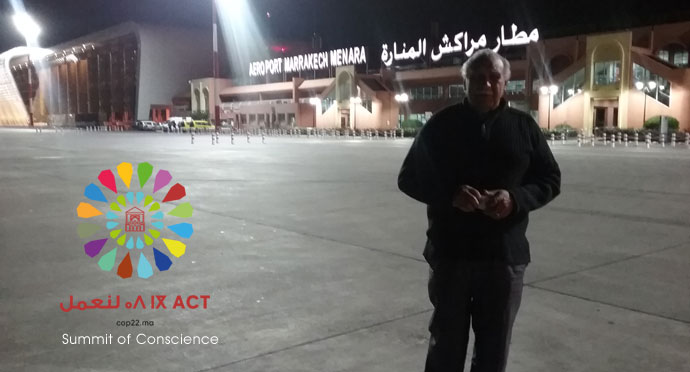 Ghillar Michel Anderson at COP22 Morocco Climate Summit Marrakech 2016