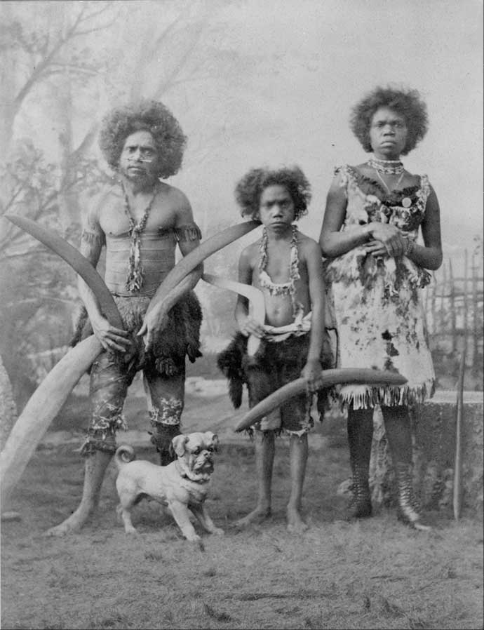 Billy, Jenny and her son Toby, the survivors of the group of nine removed from North Queensland