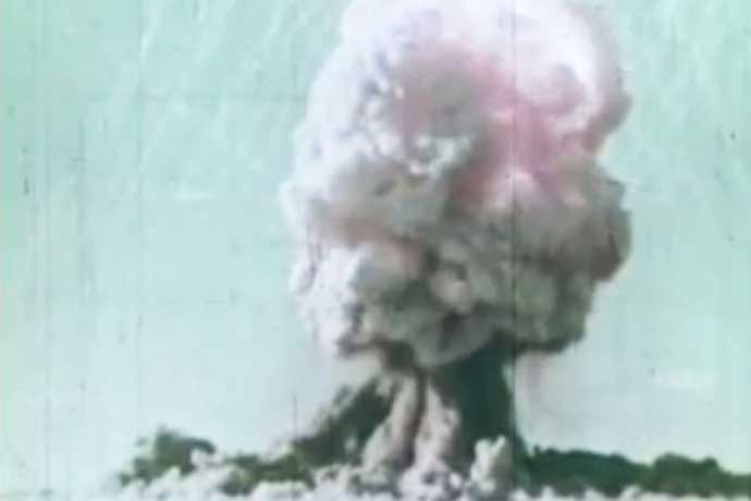 Nuclear weapons test at Maralinga