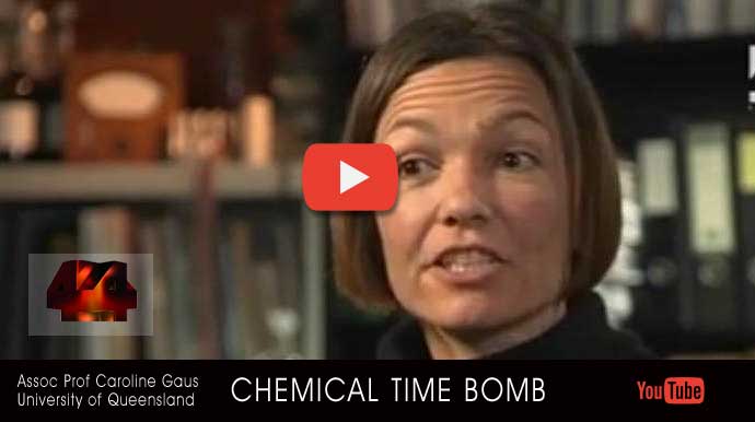 More details of the Dioxin 245T by Professor Caroline Gaus, ENTOX University of Queensland - This is an except of Four Corners extensive footage not all used in Four Corners Report
