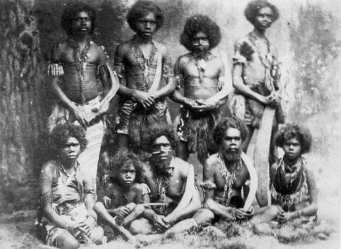 Tambo, one of 9 Aborigines who were circus performers in the 1800s