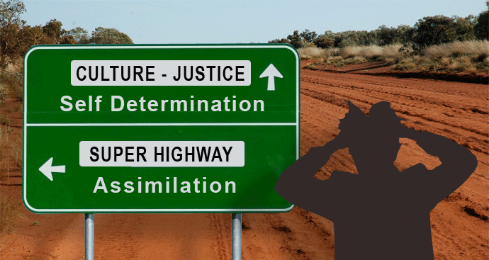 The crossroads to self-determination and assimilation