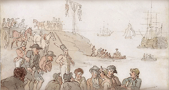 Convicts on the First Fleet