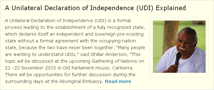 A Unilateral Declaration of Independence (UDI) Explained