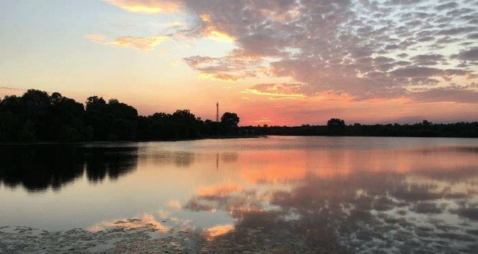 Jabiru Lake at sunset
