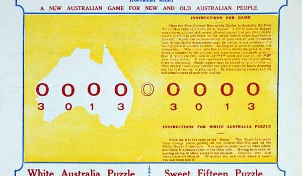 White Australia Game, around 1920 (National Archives of Australia)