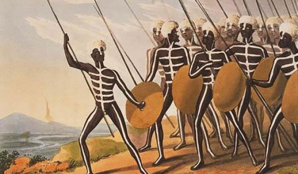 Warriors of New South Wales by Dubourg, M., fl. 1786-1808 - National Library of Australia