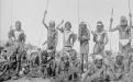 A group of warriors show their hair ornamentation in Western Australia in 1895 - Restored by IDIDJ Australia