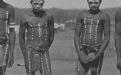 Men in traditional ceremonial dress in Port Hedland, WA, about 1930-35. Norman Henry James / IDIDJ Australia