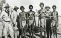 Prisoners of an undeclared war: Aborigines in shackles early last century. 